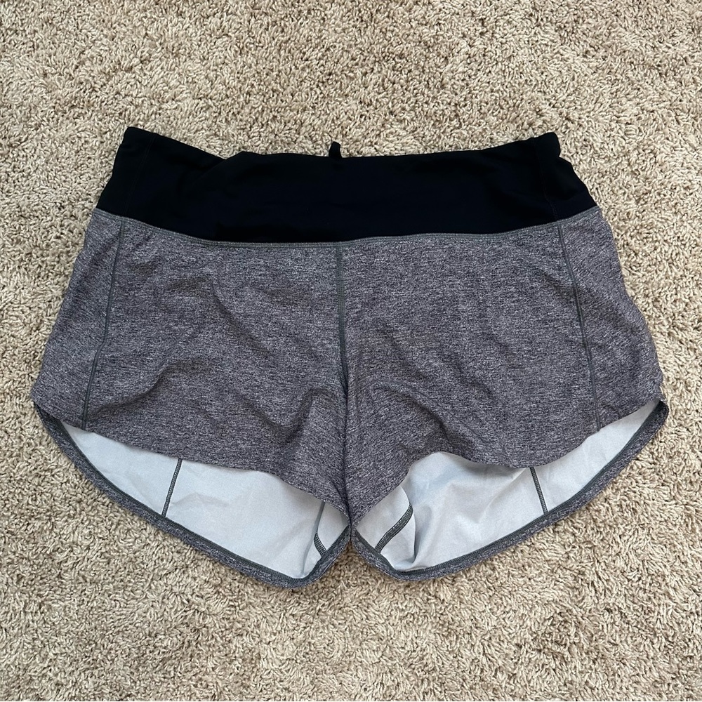 Lululemon Grey Speed up shorts